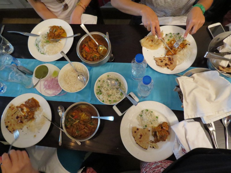 Delicious Indian lunch