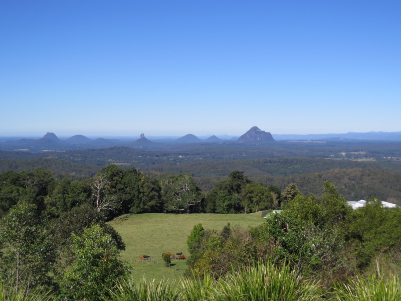 Glass Mountain from Mary Cairnscross Scenic Reserve