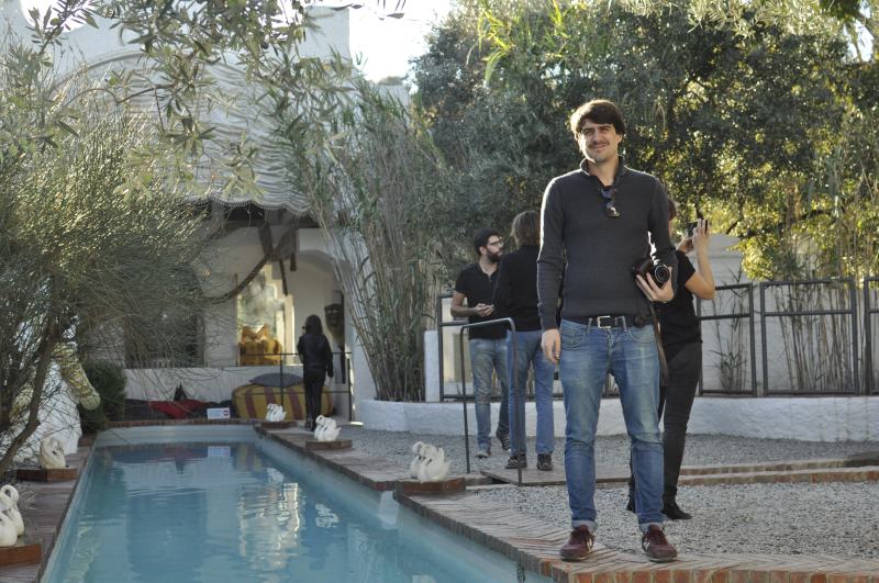 Dali´s House-Museum in Port Lligat. Next to the "penis shape" pool.