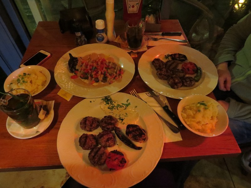 First dinner in Israel