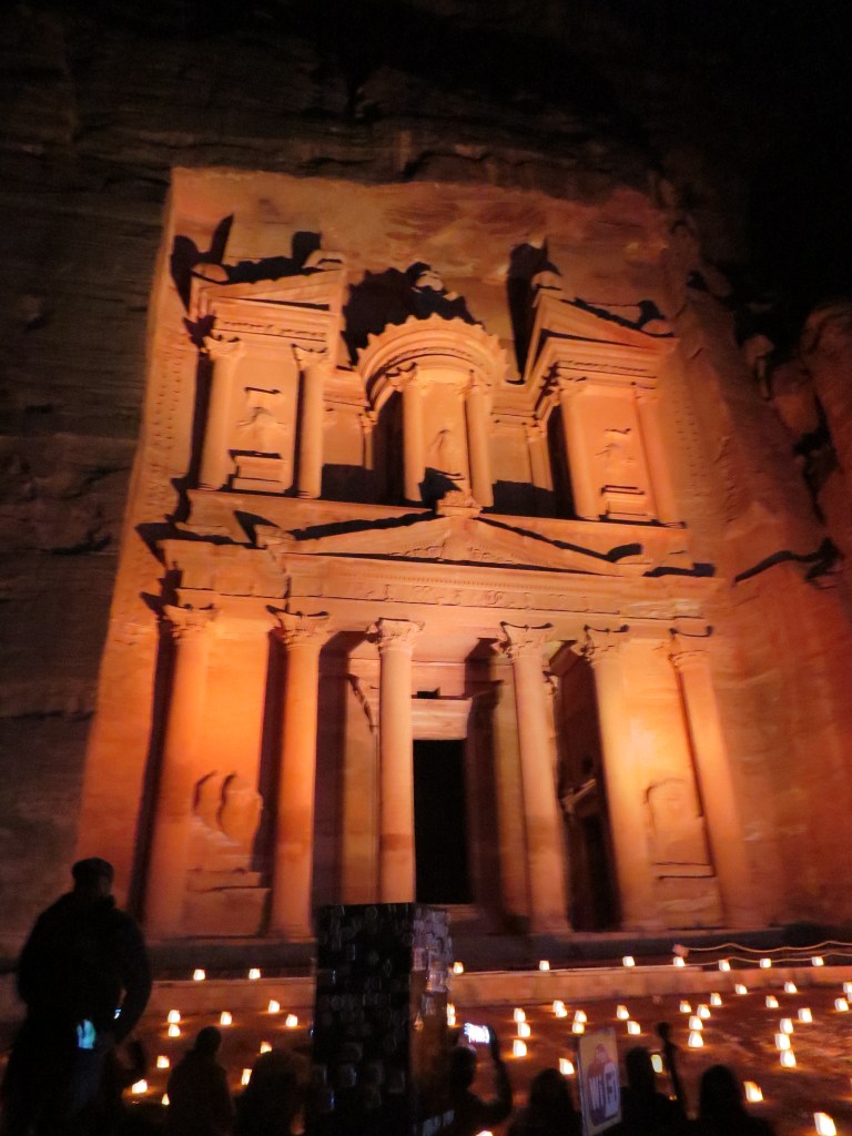 Petra by night