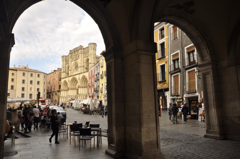From the arch of the Town Hall
